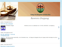 Tablet Screenshot of colegioabogadosconcepcion.com